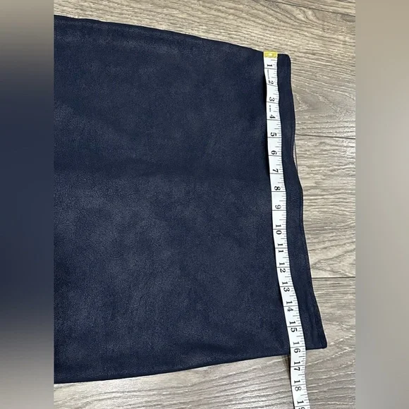 โจ Dark Teal Moleskin Stretch Straight Skirt โ Size 40 (New Without Tags) โจ - Picture 3 of 11